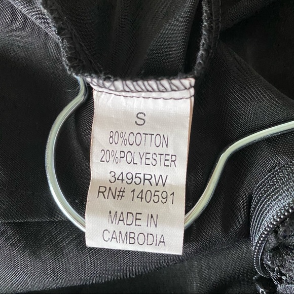 Long Black Jumpsuit W Stretch Lace Top & Low Back - Picture 15 of 16